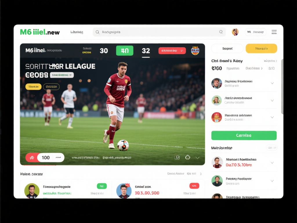 例如，M6米乐网不仅实时更新热门联赛的赛程和比分，